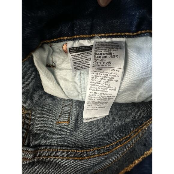 Levi's 501 Men's Straight Leg Classic Button Fly Denim Blue Jeans 31W 32L* - Picture 5 of 8